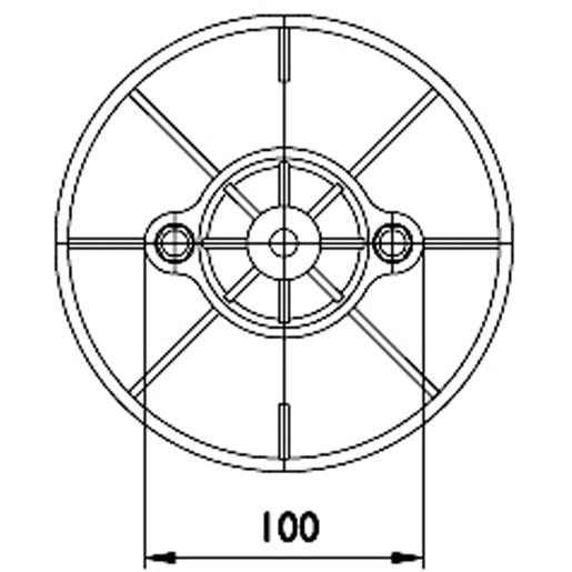 Technische Zeichnung von LUFTFEDER SABO - MERCEDES 105