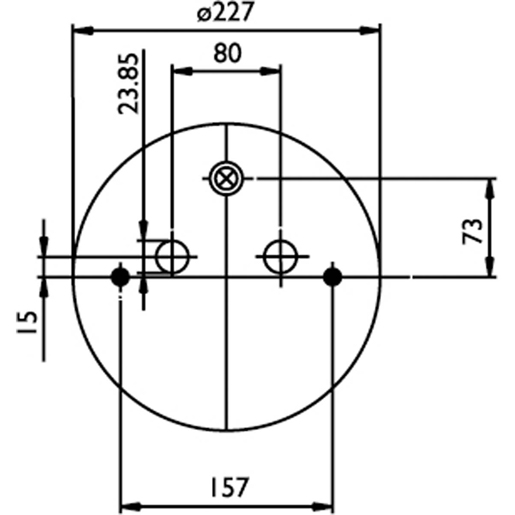 Disegno tecnico di Molla aria completa SABO SA520139C 100