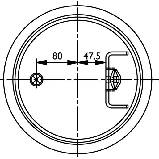 Disegno tecnico di Molla completa SABO SA520182C 100