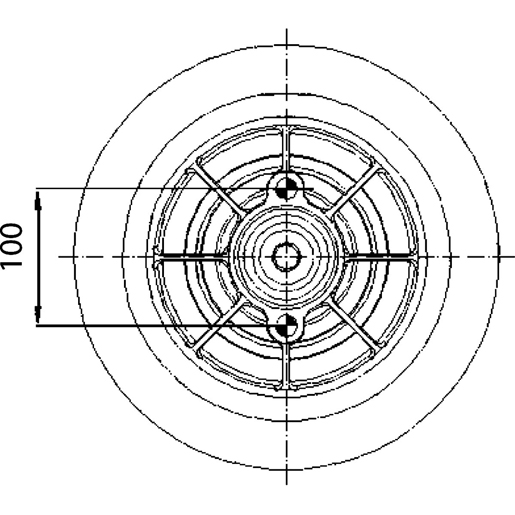Disegno tecnico di Molla completa di pistone in composito SABO SA520231CP 105