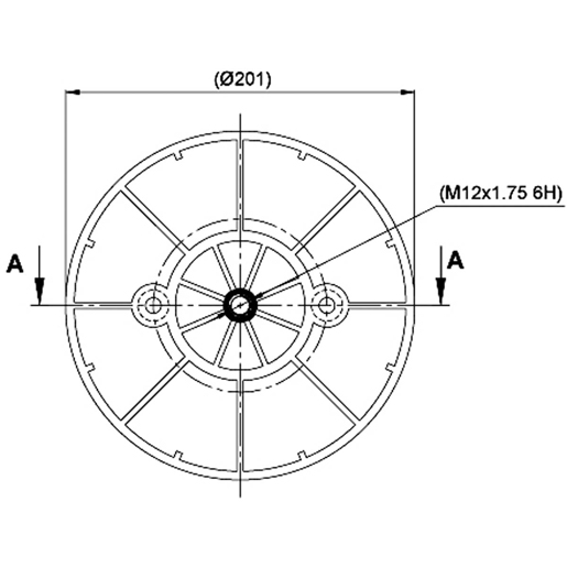 Disegno tecnico di MOLLA ARIA SABO  SCHMITZ/WEWELER 105
