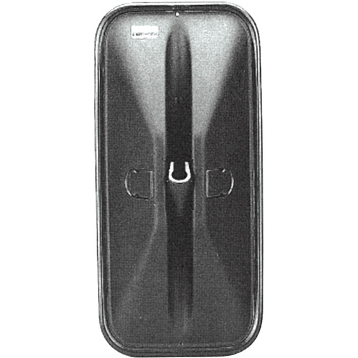 RETROVISEUR NOIRE AVECMORS VERRE 440X209