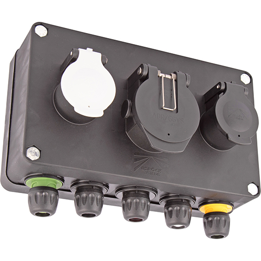 Verteilerdose 3 Steckdosen SG-1