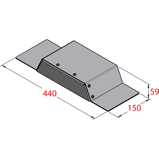 PROTEZIONE INOX PESCANTE SERB. STRALIS Disegno tecnico di PROTEZIONE INOX PESCANTE SERB. STRALIS 100