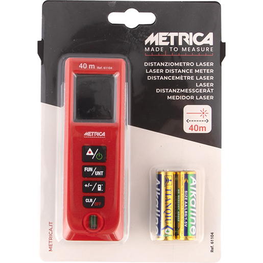 Misuratore di distanza laser 0,05 – 40 m Imballo di Misuratore di distanza laser 0,05 – 40 m 400