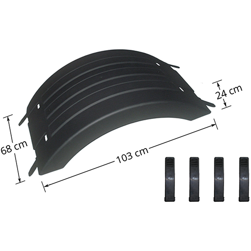 Dessin technique de CALOTTE ARRIERE 100