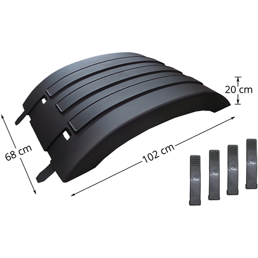 Dessin technique de CALOTTE ARRIERE VOLVO 100