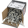 Emballage de RIVET BLANC/GRIS RAL 9002 Ø 4X12 400