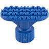 Kit 10 blaue ovale Saugnäpfe mit hoher Zugkraft 16x32 mm