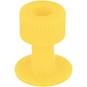 Kit 10 ventose tonde piatte gialle ad alta trazione Ø 16 mm