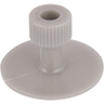 Kit 10 ventose tonde piatte grigie ad alta trazione Ø 32 mm
