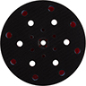 Detail von Schleifteller für Exzenterschleifer 21 Löcher Ø 150 mm hart 300
