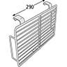Dessin technique de GRILLE PROTECTION FEUX MM355 H195 100