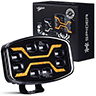 Faro LED con luce di posizione e stroboscopica X-SPIDER