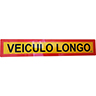 PLACA VEICULO LONGO 1265X225MM
