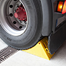 Utilisation de Cale de roue homologuée DIN 76051/E53 505