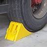 Utilisation de Cale de roue homologuée DIN 76051/E53 515