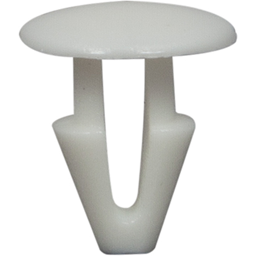 Bottone bianco modello lungo per fissaggio targa