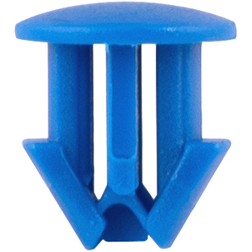 Bottone azzurro modello universale per fissaggio targa