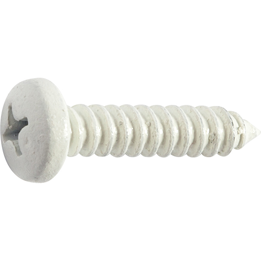 Zylinderkopfschraube zur Befestigung des Kennzeichens 4,5x18 mm weiß