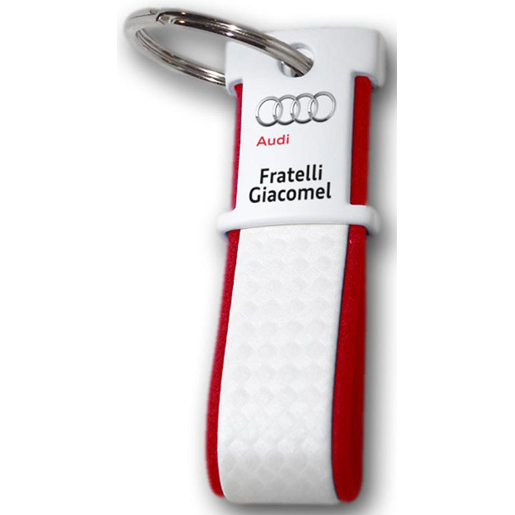 PORTE-CLES MT CARB BL/ROU PERS