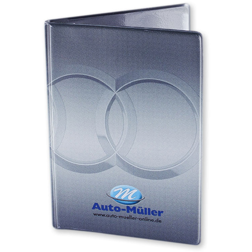 Detail von Dokumentenmappe 2 Klappen Digitalfarbdruck 13x19 cm 305