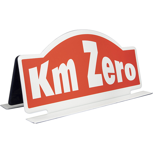 CARTELLO MAXI MAGNETICO KM ZERO