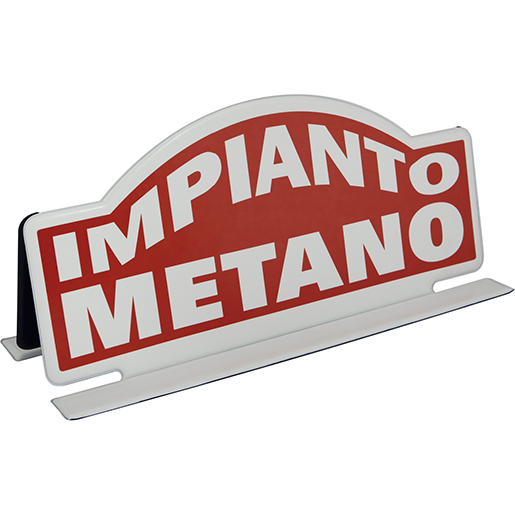CARTELLO MAXI MAGNETICO IMP. METANO