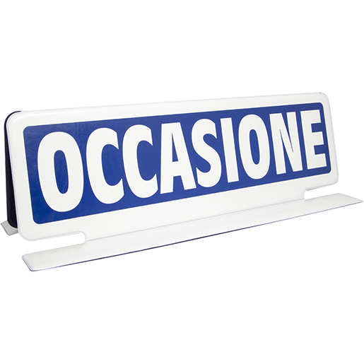 Cartello magnetico OCCASIONE per esposizione veicoli