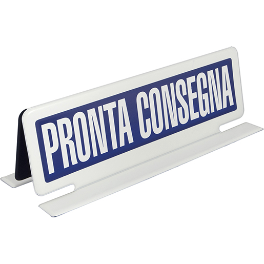 Cartello magnetico PRONTA CONSEGNA per esposizione veicoli