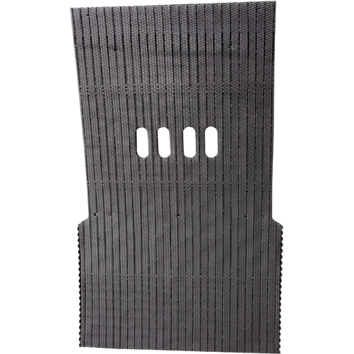 Détail de BAVETTE AVEC GRILLE 690X1050 300