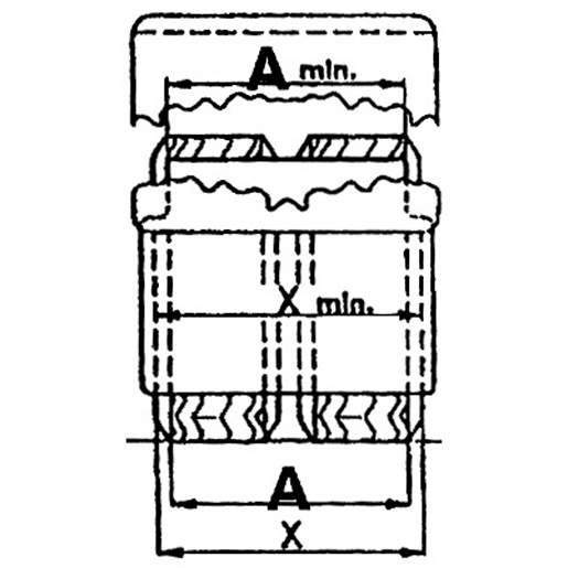 Dessin technique de BAVETTE ANTI SPRAY 650X600X820 100