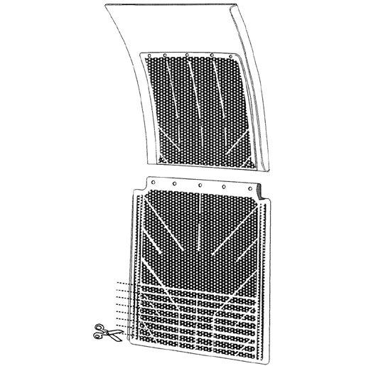 Paraspruzzi in due pezzi linea ECO