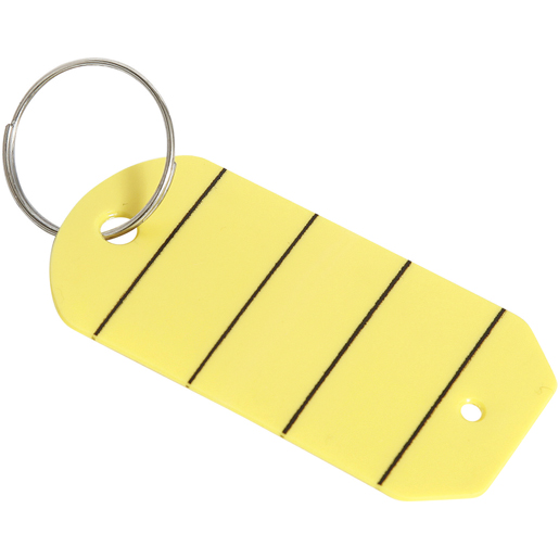 Contenu de ETIQUETTE PORTE CLE JAUNE 200 PZ 200