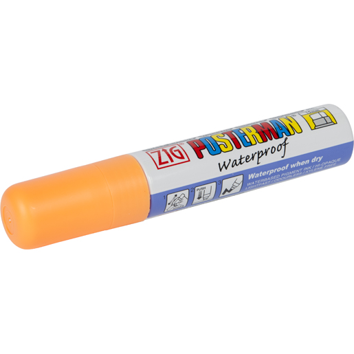 MARQUEUR ORANGE FLUO POUR PARE BRISE