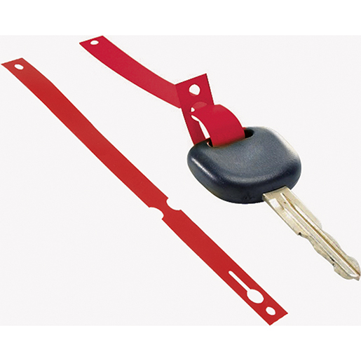 ETIQUETTE PORTECLE ROUGE 1000 PCS