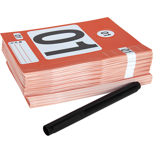 Detail von Service-Karte 1-300 Orange 300