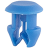 Bottone blu modello universale per fissaggio targa