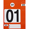 Service-Karte 1-300 Orange