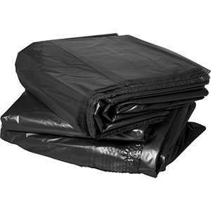 Bolsa de polietileno negro para residuos 85x110 cm 100 unidades