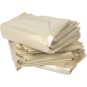 Saco de polietileno transparente para residuos 85x110 cm 100 piezas