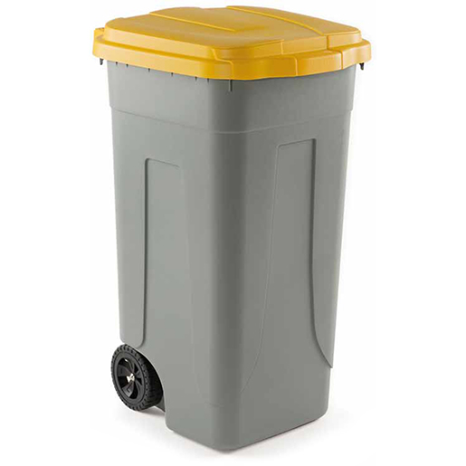 Müllkübel 100L Gelb/Kunststoff