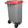 Detail von Müllkübel 100L Rot/Papier 300