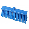 Scopa professionale blu con resistenza chimica setole dure