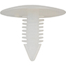 CLIPS UNIVERSAL 8MM 6PCS BLANCO