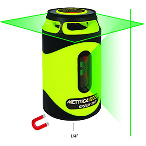 Livella Autolivellante Metrica Flash Green Laser 360
