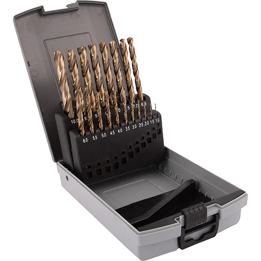 JEU PREMIUM CO5 DIN338 HSS-E 1-10MM 19PZ