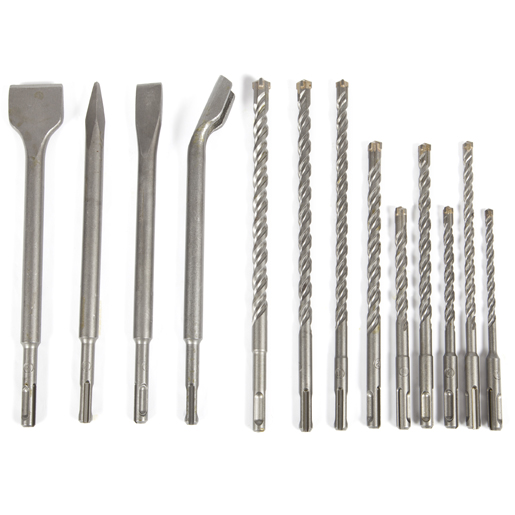 null Assortment of SDS-PLUS drill bits and chisels 200