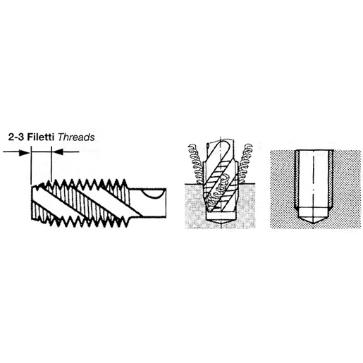 Technische Zeichnung von MA.GEWINDEBOHRER-EDELST.SL 4,5X63MM 100