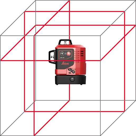LASER PROIEZIONE LEICA LINO L6Rs-1 Disegno tecnico di LASER PROIEZIONE LEICA LINO L6Rs-1 100